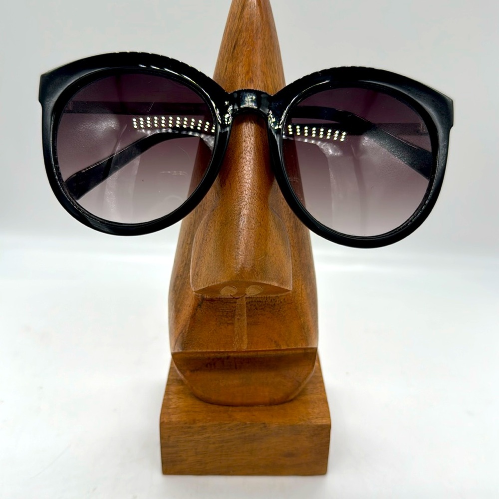 American Eagle Outfitters Sunglasses Oversize Metal Arms Black Variegated Shades